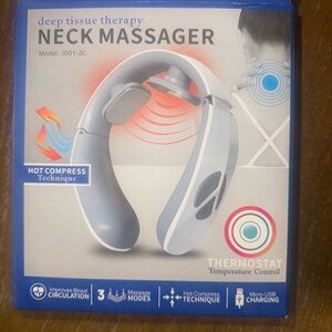Thermos Neck Massager - Gray and White
